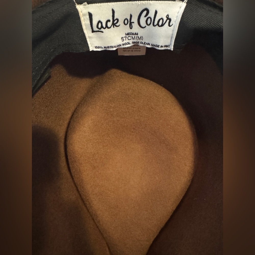 Lack of Color Rancher Hat; Size Medium - Picture 5 of 8